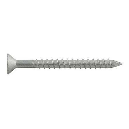 Dewalt Concrete Screw Anchor, Flat, 3-1/4" L, Stainless Steel Plain, 100 PK DEW DFM4EMF770
